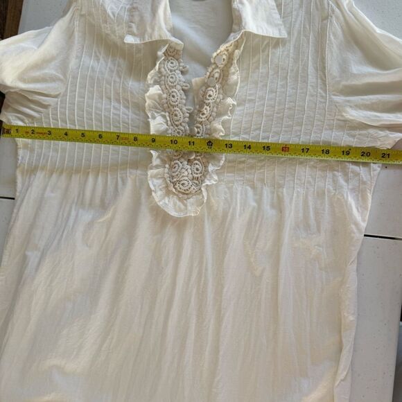 Avani Del Amour white ruffle top/dress - Picture 7 of 13